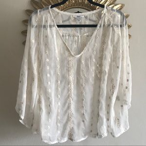 Bar III • Sheer Blouse